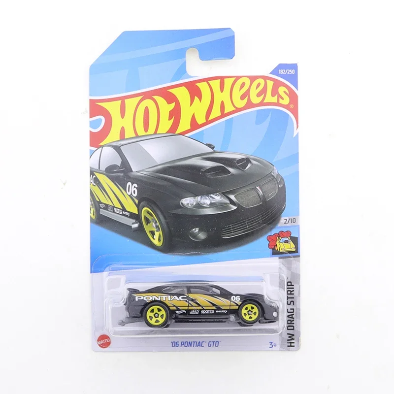 2022-182 2021-87 Original Hot Wheels Mini Alloy Coupe 06 PONTIAC GTO 1/64 Metal Diecast Model Car Kids Toys Gift