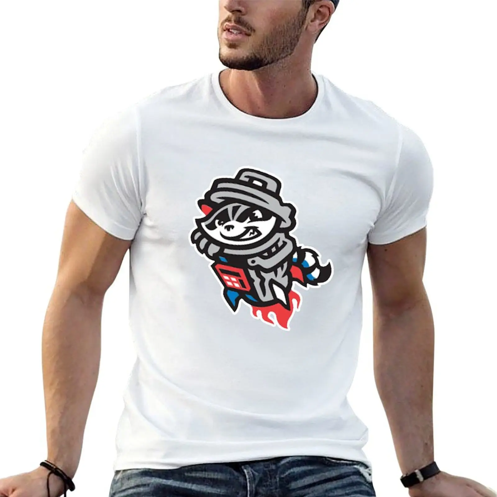 

Rocket City Trash Pandas [A]_[White] T-Shirt t shirts for man graphic tees t shirts for man cotton T-Shirt