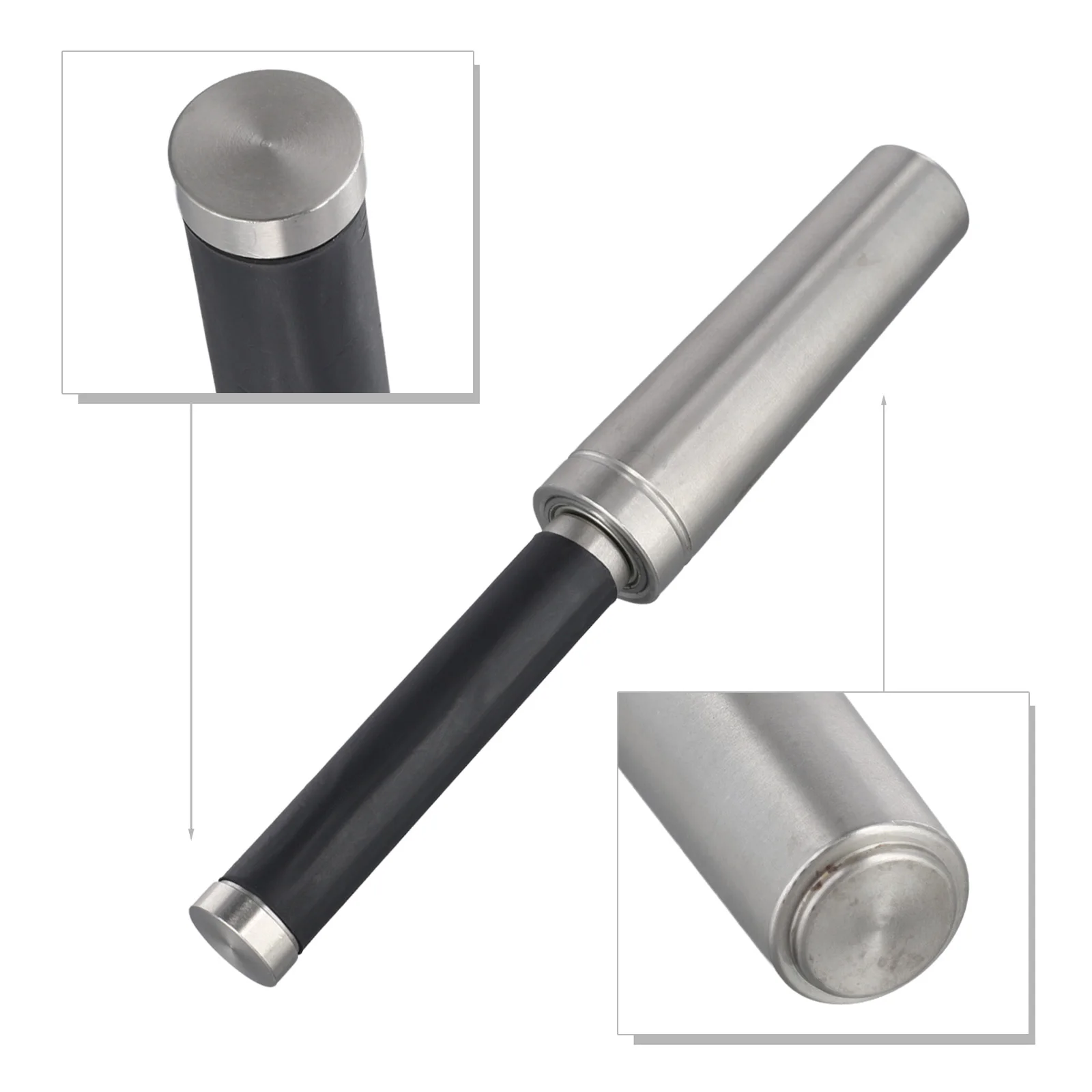 Brass Instrument Repair Silver Black Trumpet Dent Remover Rubber Handle Comfortable Grip Efficient Dent Repair