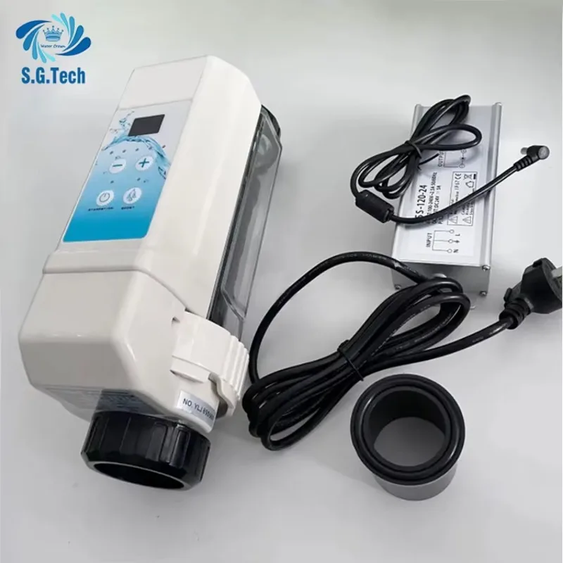 

PVC PC Salt Chlorine Machine Swimming Pool Disinfection Direct Factory Sales Essential Pool Accessory