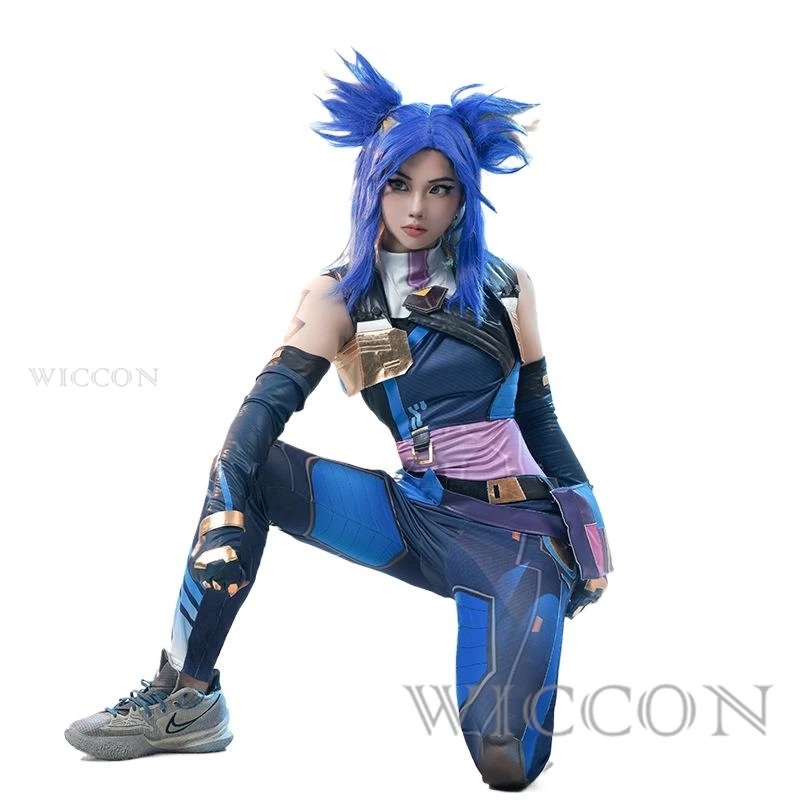 

Neon Cosplay Costume Game Valorant Cosplay Valorant Neon LED Cosplay Wig Women Costume VALORANT Plus Size