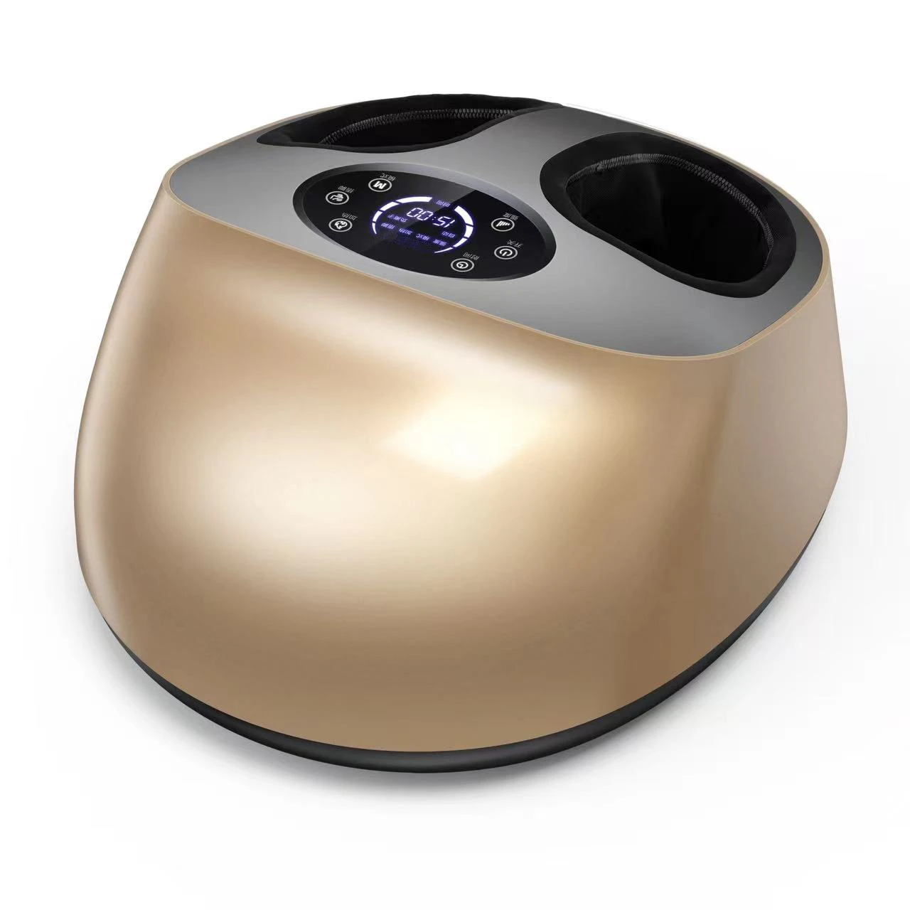 Electronic 6D Wrapped Unisex Blood Circulation Foot Massage Machine Deep Shiatsu Rolling Air Pressure Foot Massager