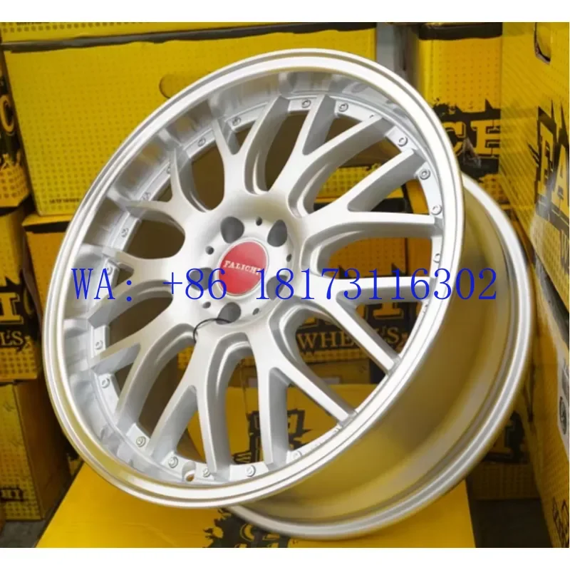 Hot Chrome 20 inch branch rivet flanging aluminum alloy car modified wheels suitable for Linckirk German Japanese