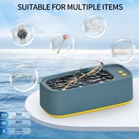 Compact High-Frequency Ultrasonic Glasses Cleaner Machine for Optimal Dirt Removal Efficient Household Cleaning Appliance