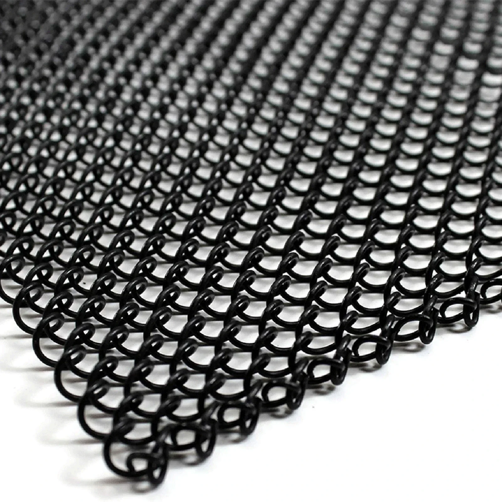 Mesh Curtain For Fireplace 2 Pieces Heat Resistant Metal Mesh Screen For Fireplace Rustproof Screen Mesh Effectively Block