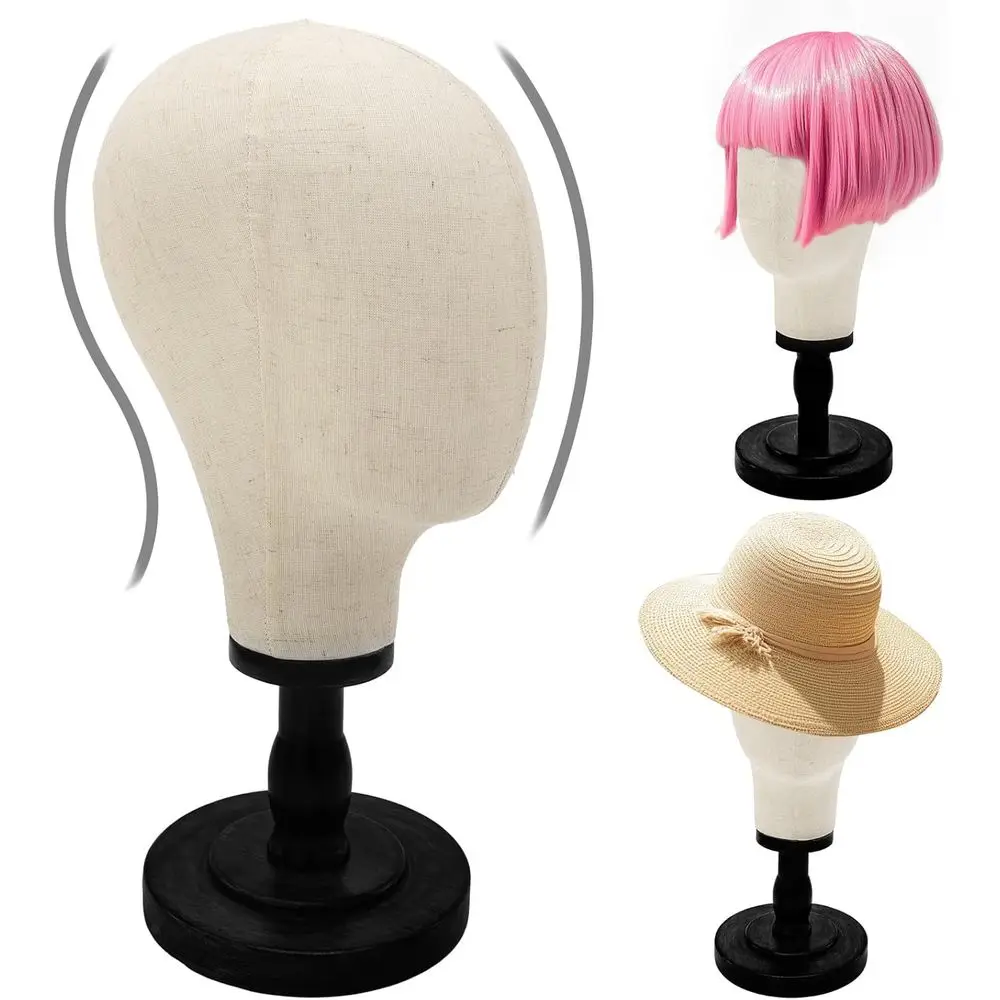 

22 Detachable Base Mannequin Head for Hair Styling, Jewelry, and Accessory Display