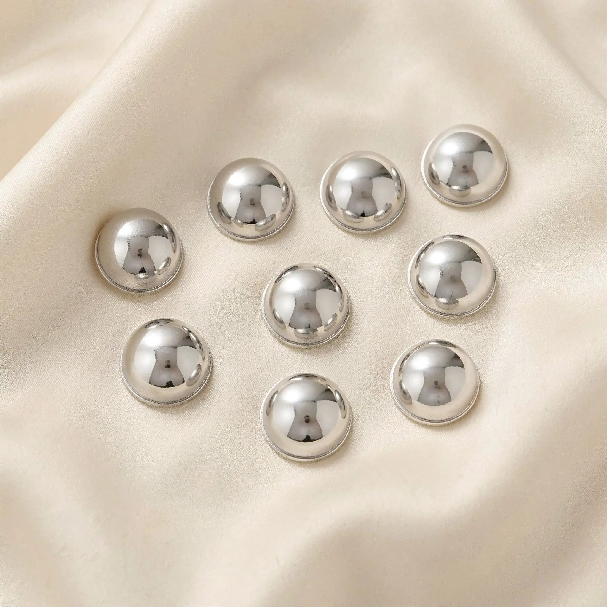 20Sheets Pearl Dome Stickers Facial Gemstone Acrylic Self Adhesive Face Crystal Festival Makeup Rhinestone Sticker