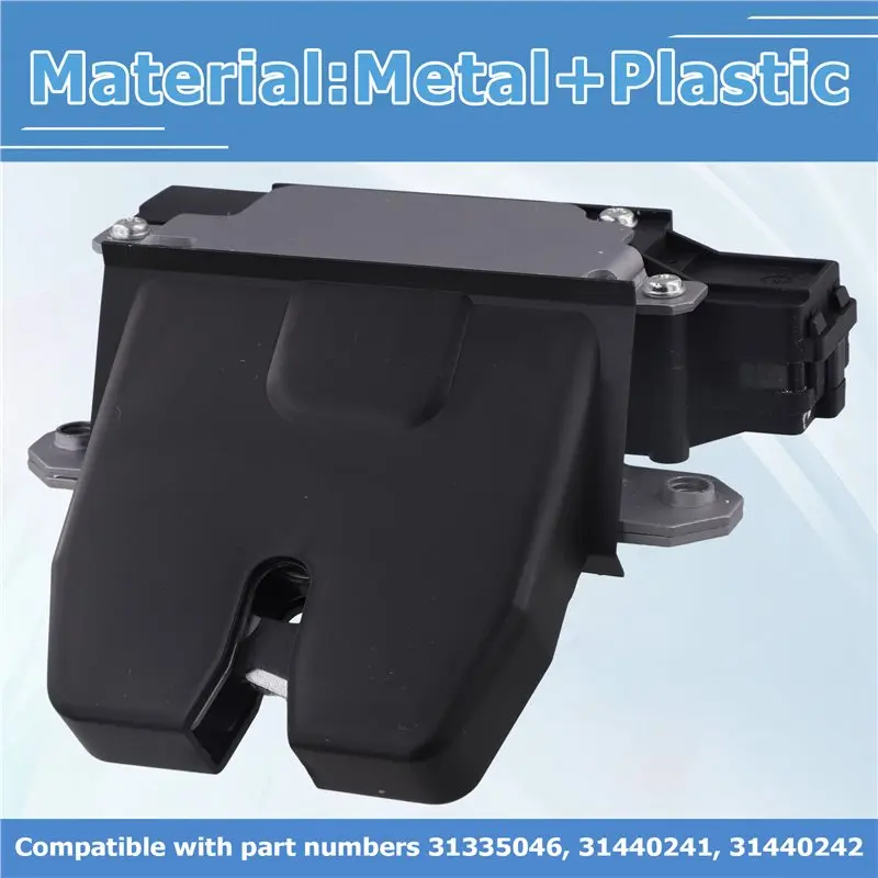 M50K-For Volvo S40 S60 2007-2018 Car Trunk Latch Tailgate Lid Lock Actuator Part Numbers 31335046 31440241 31440242