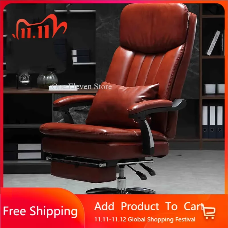 

Relaxing Executive Ergonomic Desk Chair Modern Recliner Mobile Office Chair Armchair Nordic Calisma Sandalyesi Salon Furniture