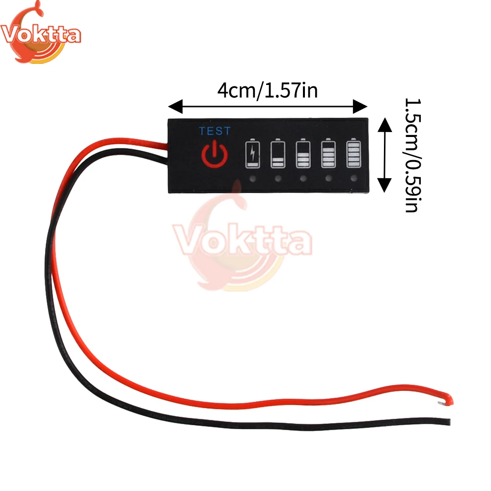 1-7S 2-8S 3-14S Indicatore del livello della batteria 18650 Tester di carica della capacità della batteria al litio universale Indicatore LED Tabellone luminoso