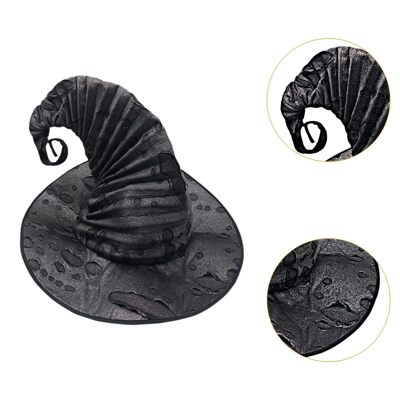 Halloween Witch Hat Photo Props Wizard Hat for Festival Party Favors Masquerades