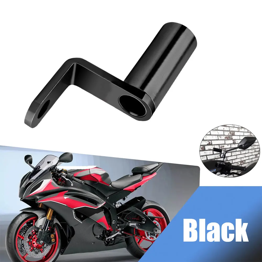 

Aluminum Alloy Motorcycle Rearview Mirror Mount Handlebar Rearview Mirror Adapter Mobile Phone Bracket Expansion Bracket SAL99