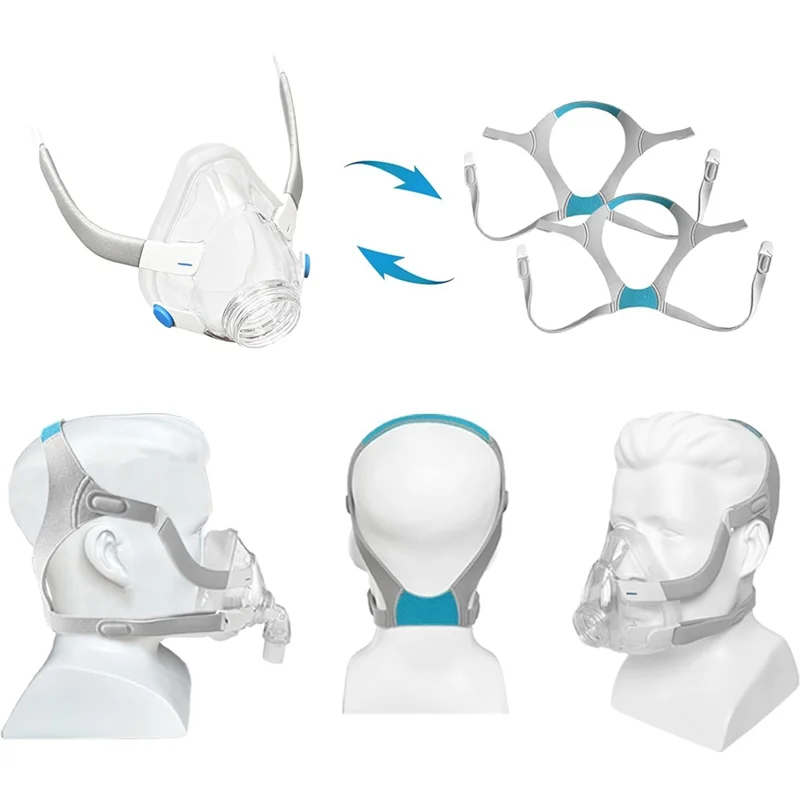 AB39-5PCS Zamiennik opaski na głowę do maski CPAP Resmed Airfit N20 F20, pełnotwarzowej maski CPAP, akcesoria i paski