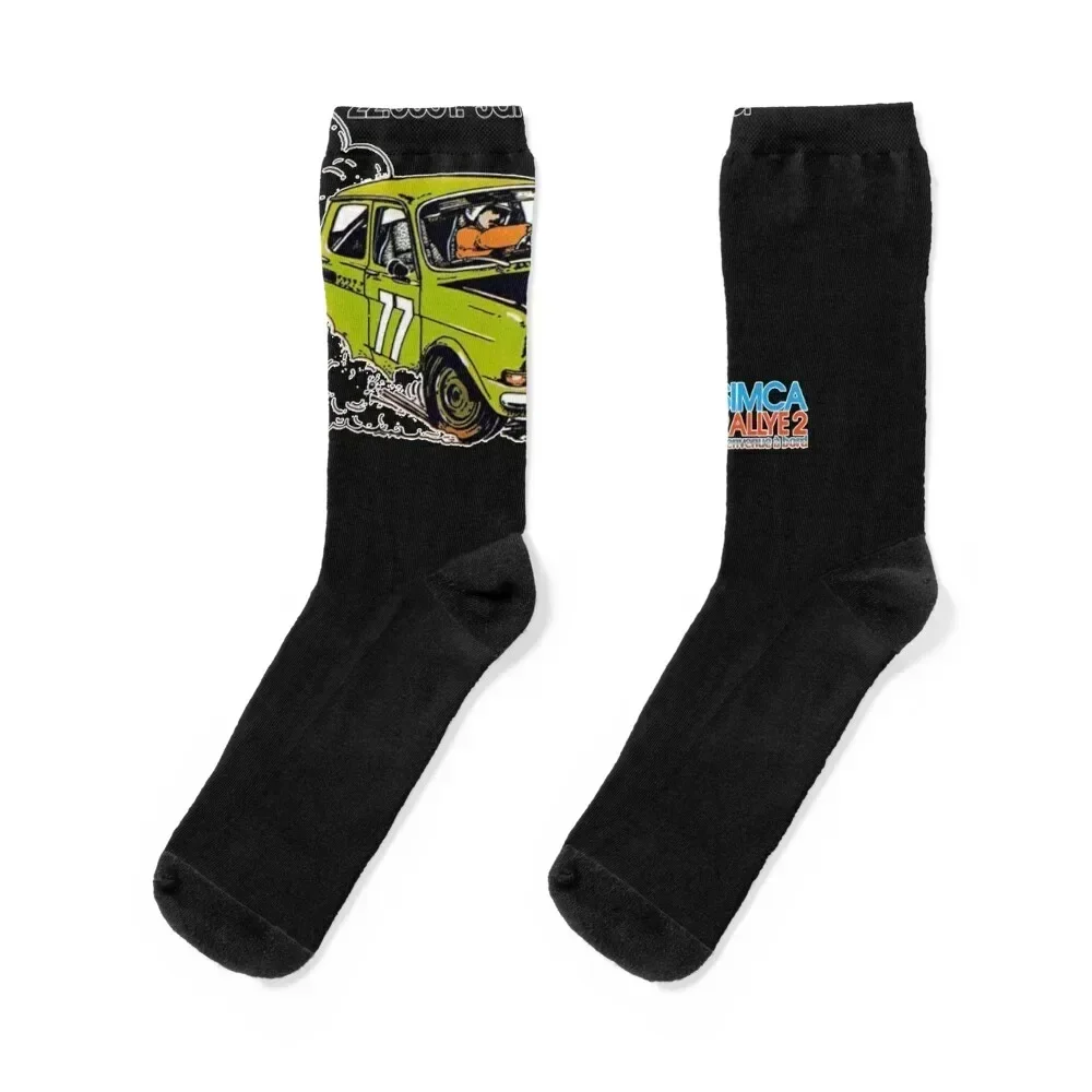 

SIMCA RALLYE 2 Socks designer Stockings compression new in's custom sports Socks Man Women's