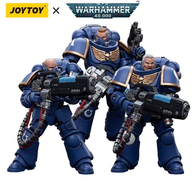 

JOYTOY Warhammer 40k 1/18 Action Figures Anime Ultramarines Hellblasters Sergeant Ulaxes Collection Model Toys Official Store