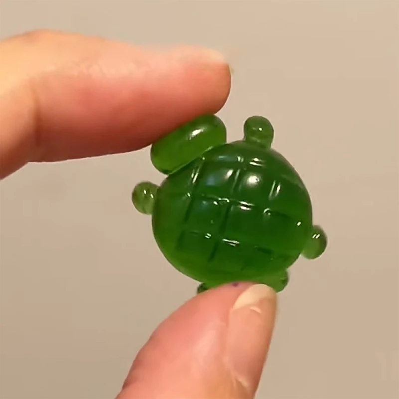 Healing Kawaii Mini Little Turtle Snapper Pinch Squeeze Toy Cute Room Decoration Pendant Girl Kids Birthday Gift Ornaments