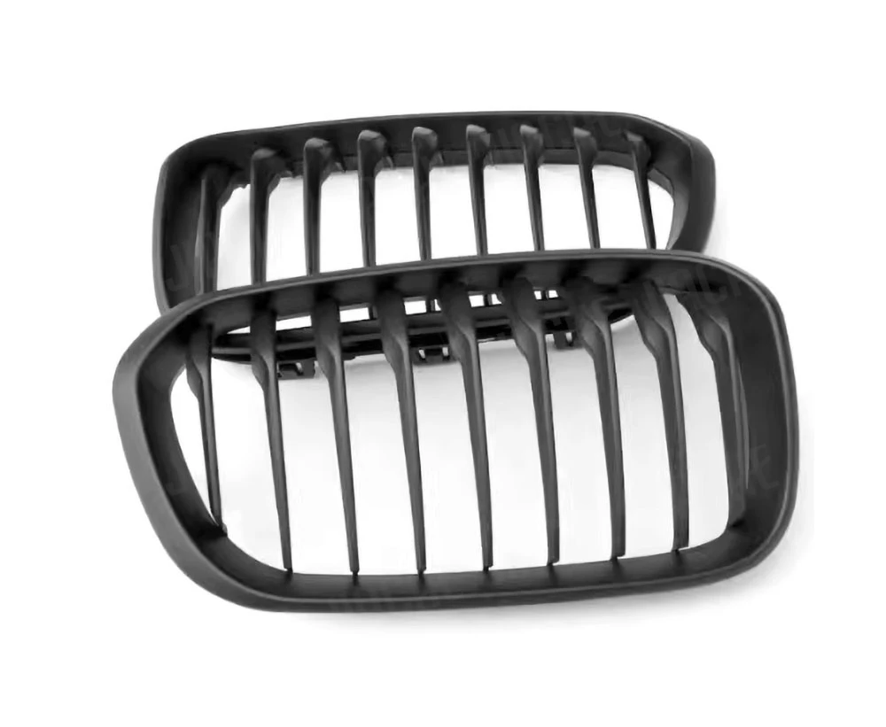 Car Front Bumper Grilles Body Kits For BMW 1 Serise F20 M Sport 2012-2014 Gloss Black Replacement Cars Accessories