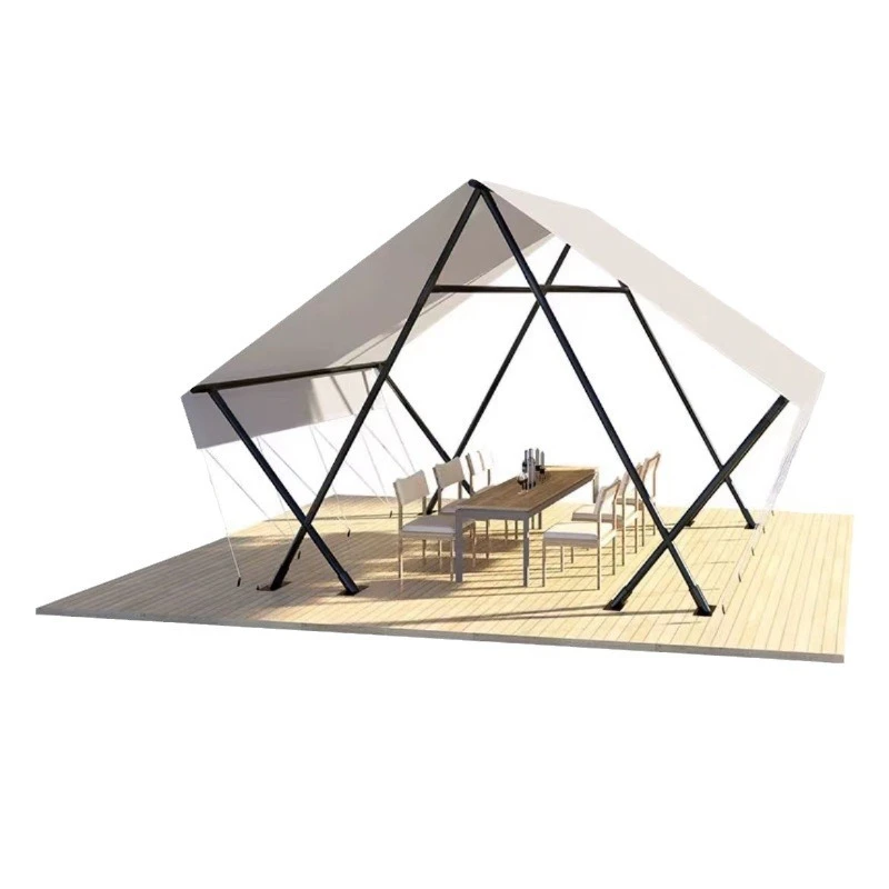 Outdoor restaurant rooftop camping tent, rainproof, windproof and rainproof