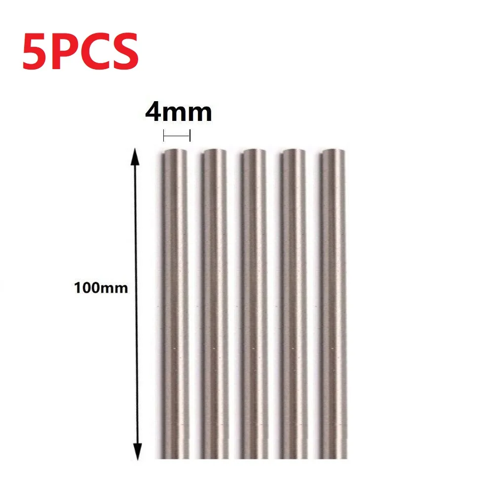 Verschleißfeste 5 Stück YG6 Wolframstahl-Rundstange aus Vollhartmetall-Drehwerkzeugstange 100 mm für Hochleistungsbohrer