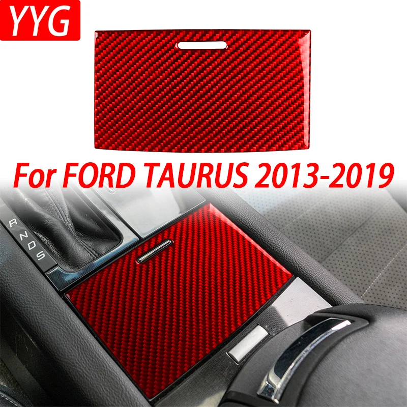 

Декоративная наклейка на панель центральной консоли из углеродного волокна для FORD TAURUS 2013-2019