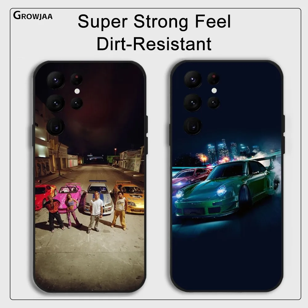 Hot Movie F-Fast & FuriouS Phone Case For Samsung Galaxy S25 S24 S22 S23 Ultra S21 S20 Plus 5G Protective Silicone Funda