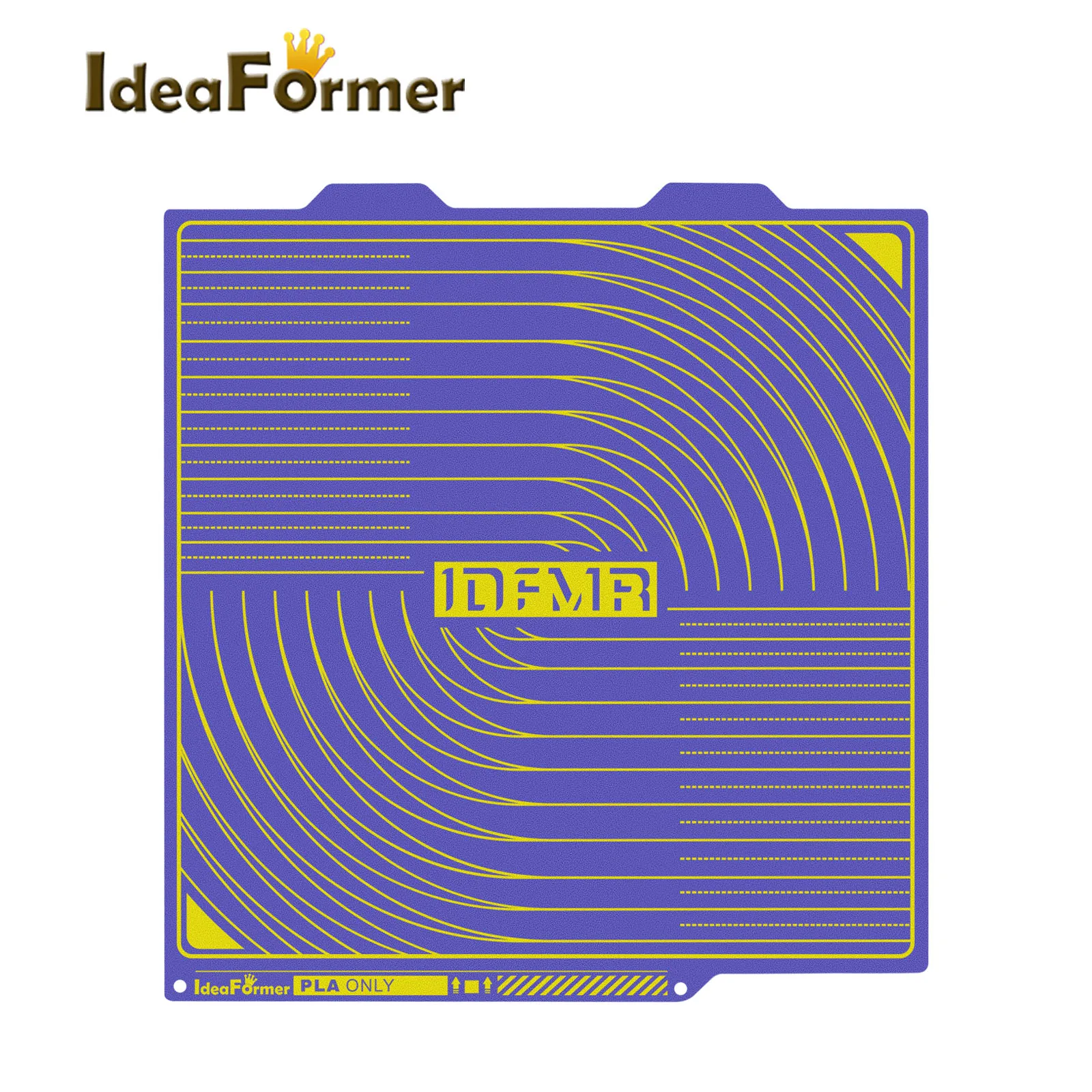 

For Bambu Lab x1 x1C P1P P1S A1 3D Printer Heated Bed Double-sided Cold Print Steel Plate Low Temperature PLA 258*268mm