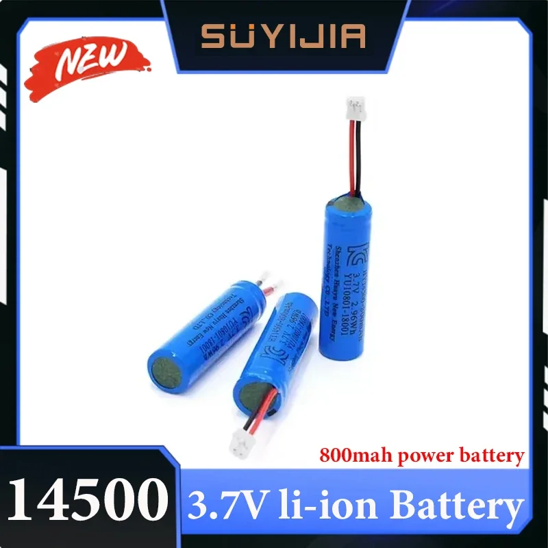 14500 rechargeable battery 3.7V 800mah power battery for JJRC stunt dump truck remote control car toy replacement battery