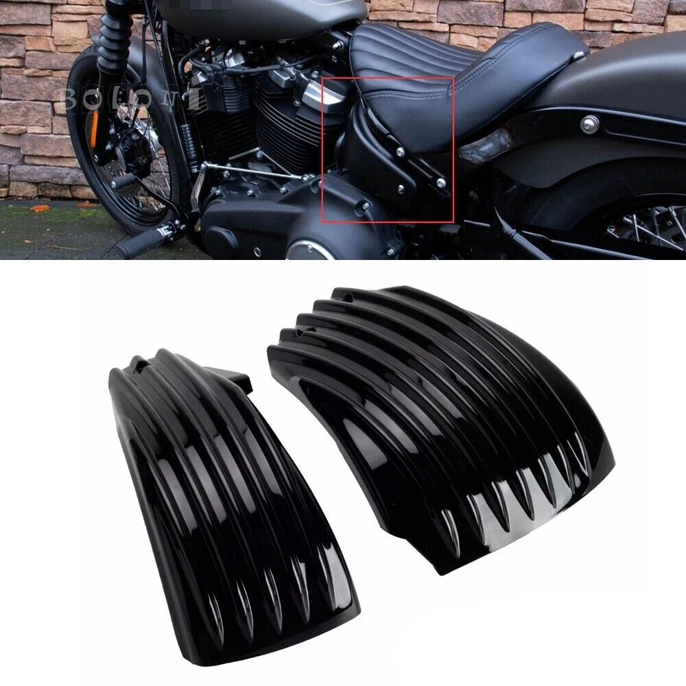 Motorcycle Battery Side Cover For Harley FXBB Low Rider FXLR Softail M8 2018-22