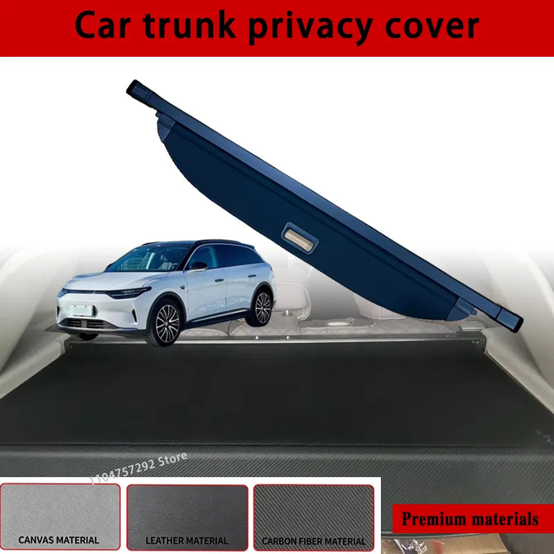 Auto Trunk Curtain Organizer Cover For Leapmotor C11 2021-2025 2026 Car Cargo Cover Trunk Rear Rack Luggage Waterproof Shield