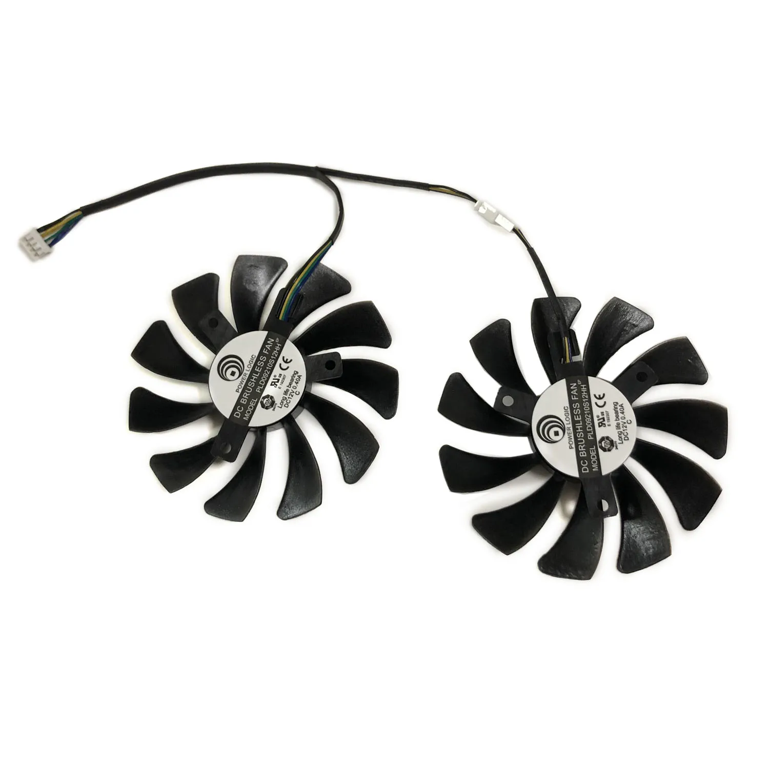 2Pcs/Set GA91S2H,GPU Cooler,Video Graphics Card Fan,PLD09210S12HH,For AFOX Radeon RX 5500 6600 XT RX5500 RX6600