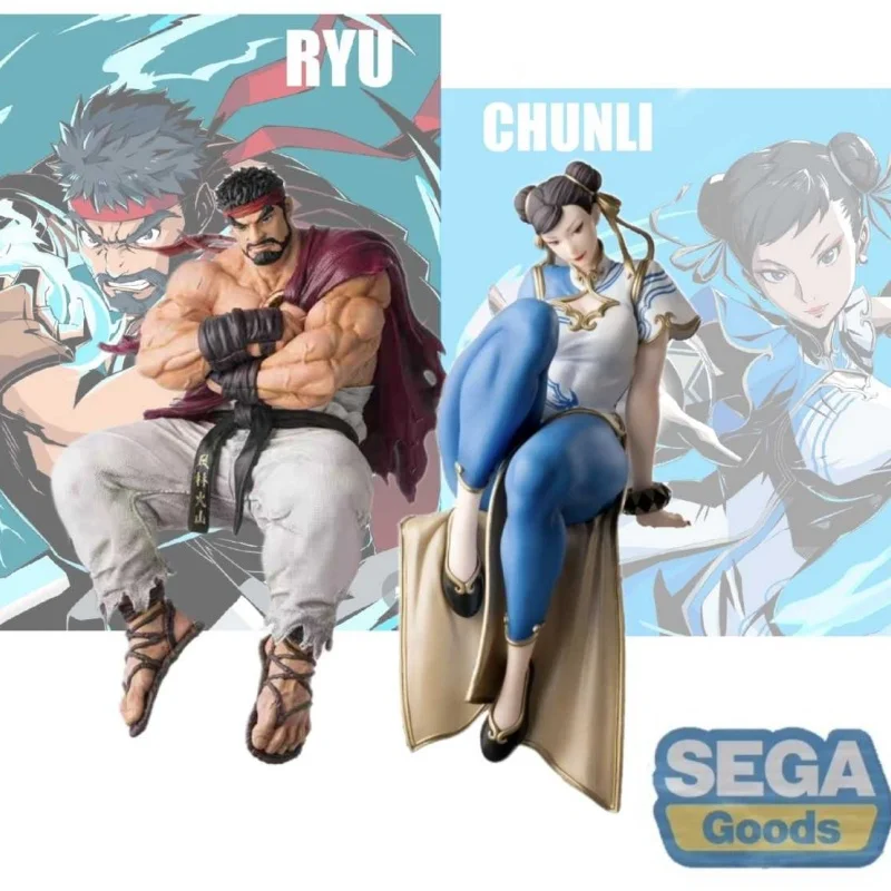 Sega Pm Street Fighter 6 Chun-Li Ryu figura de acción Anime Pvc modelo estatua Gk juguetes coleccionables adornos decorativos de escritorio regalos