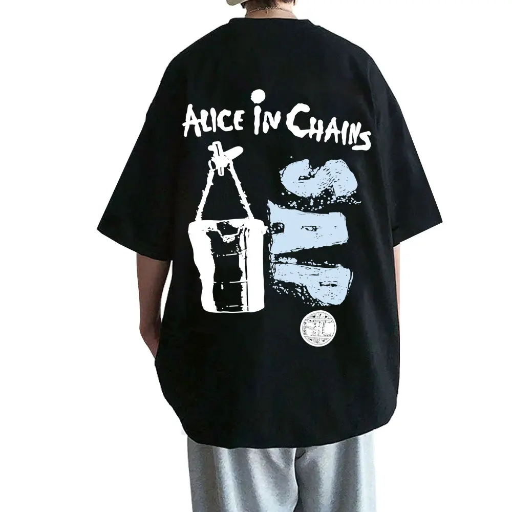 

Rock Band Alice in Chains Jar of Flies Graphic T-shirt Men Women Gothic Punk Street Oversized Tshirt Male Vintage Casual Tees