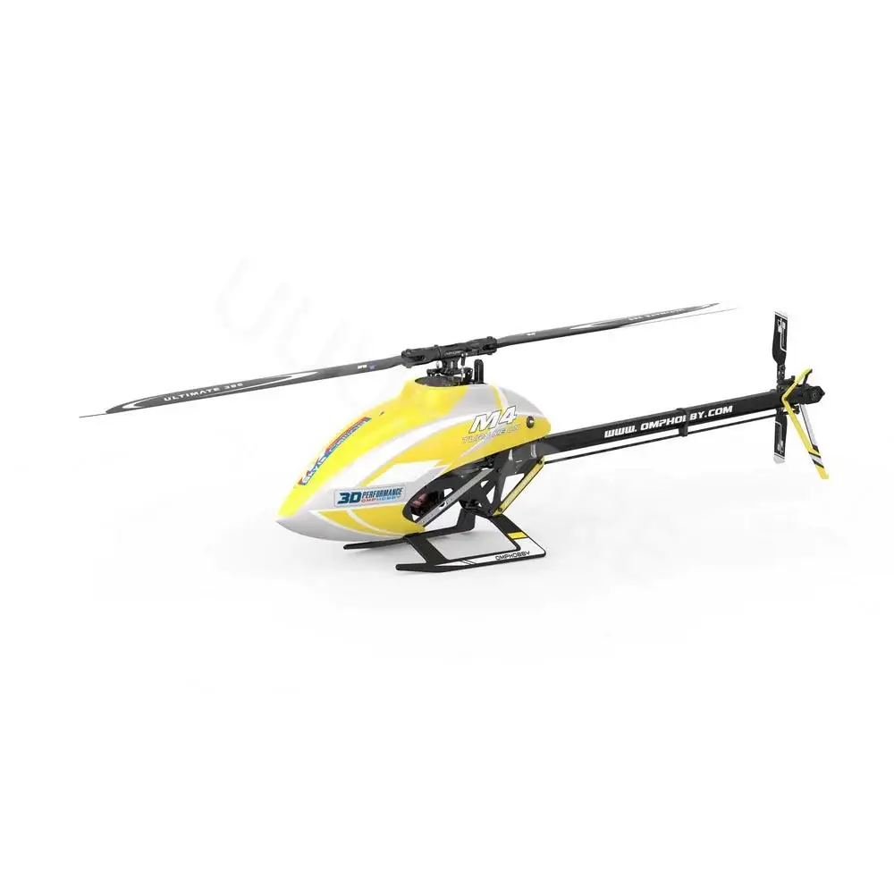 OMPHOBBY M4 Electric 380 6CH 3D Flybarless Dual Brushless Motor Direct-Drive RC Helicopter BNF with Flight Controller RC Model