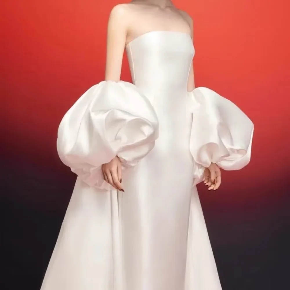 diy-puffy-short-sleeves-removable-satin-bubble-sleeves-elastic-bride-puffer-sleeves-women-bridal-accessories