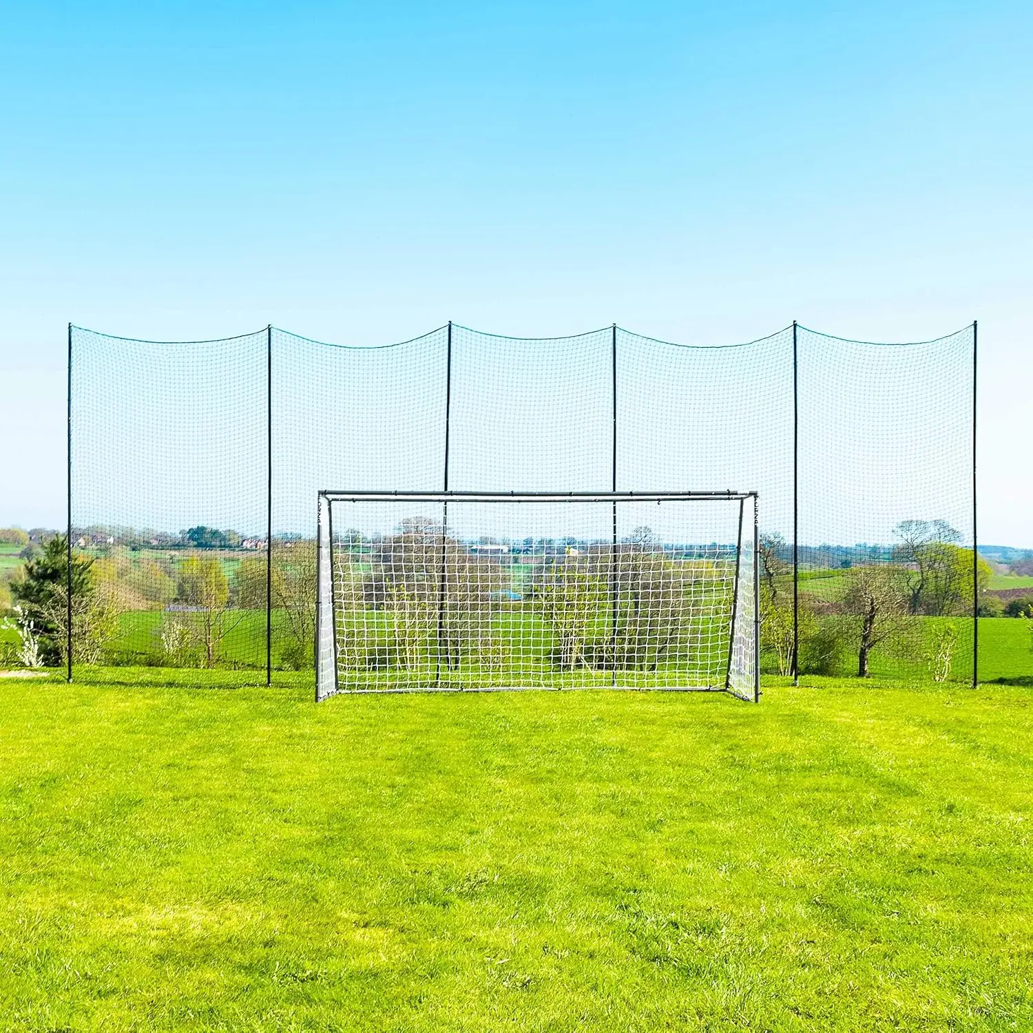 

Soccer Goal Net & Soccer Backstop Net with Rebounder - Soccer Nets for Backyard All in Onepromote sales