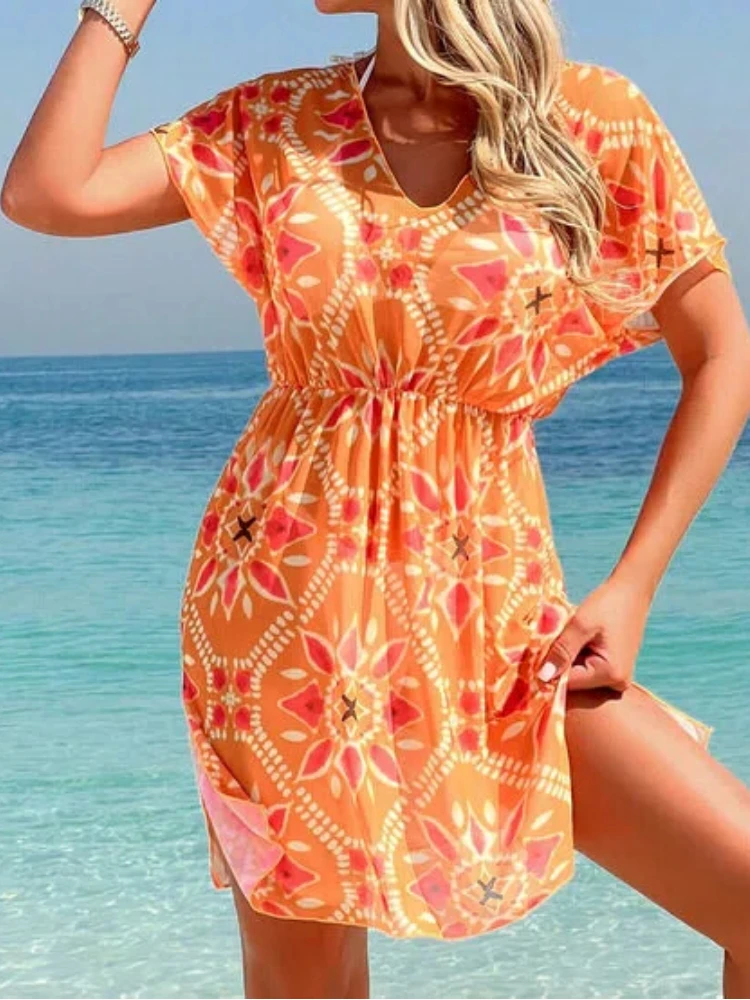 Costume da bagno intero Vestito estivo sexy con stampa leopardata per le donne Costume da bagno senza schienale con controllo della pancia 2026 Costumi da bagno con copertura curva Ropa