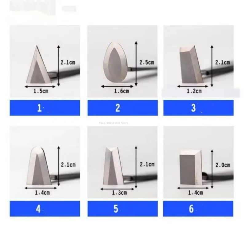 Cerâmica Reparação Raspador Em Branco, Ferramentas Cerâmicas, DIY Escultura De Argila, Escultura Fina, Moldagem De Polimento, 8 Pcs por Conjunto