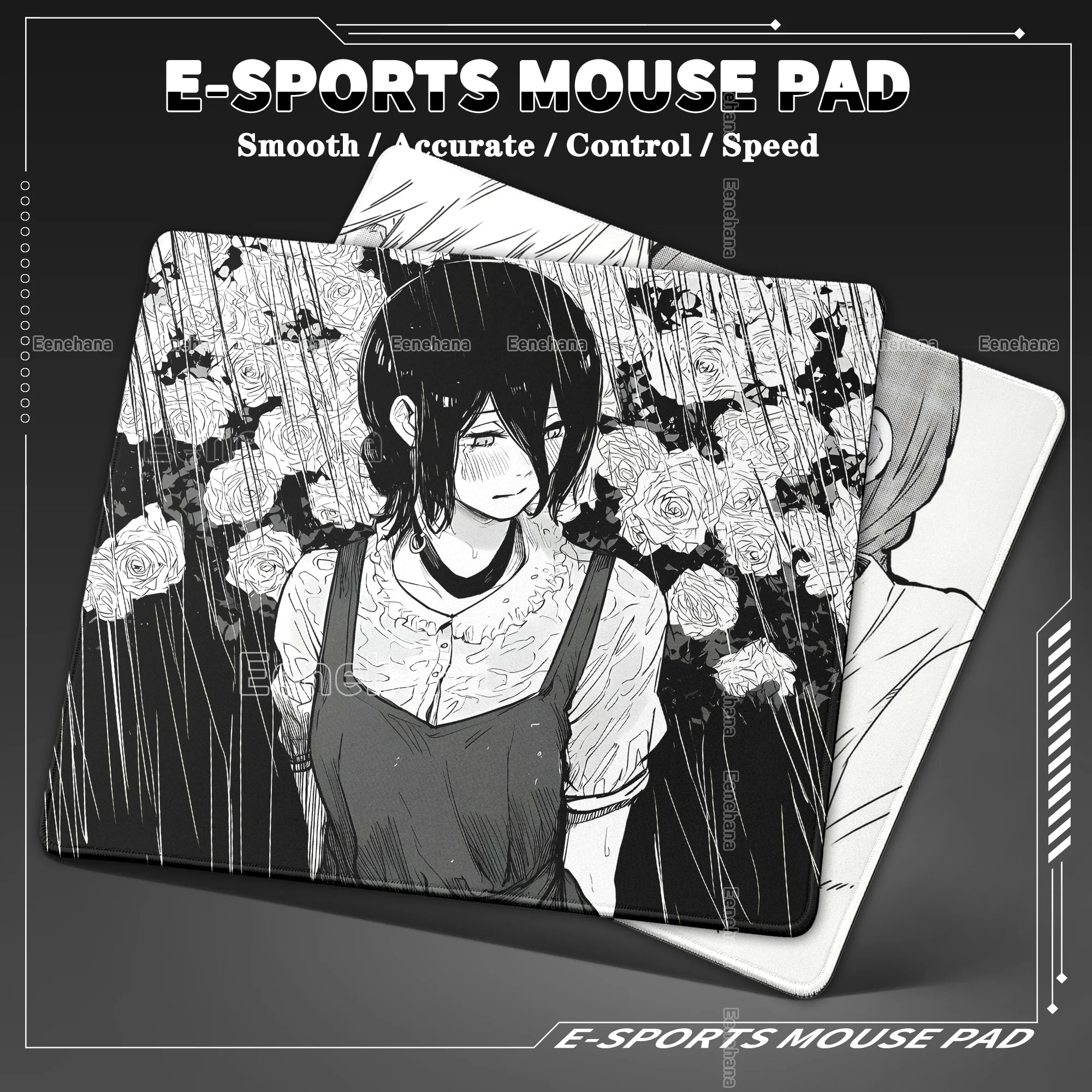 

Аниме бензопила человек ПК игровой коврик для мыши в стиле резе квадратная скорость киберспорт водонепроницаемые Kawaii коврики для девочек аксессуары для геймеров