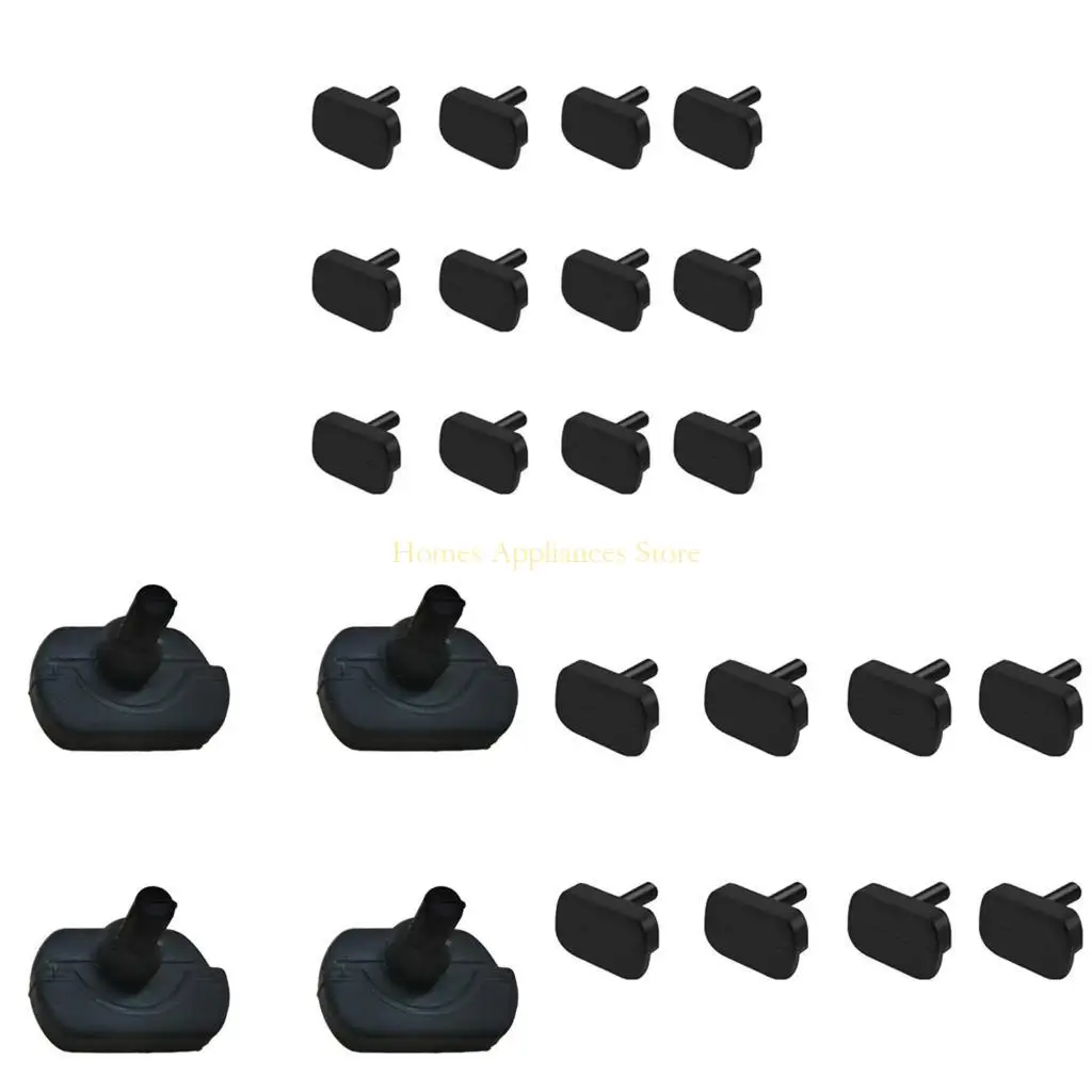 D0AB Silicone Feet Anti-arranhando peças reposição fritadeiras ar para fritadeira ar para fritadeira