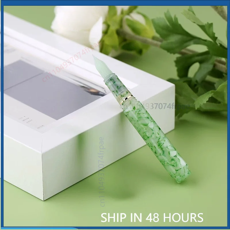 For MAJOHN N8 Pattern Resin Multi-purpose Pen Fountain & Glass Dip Pen Drawing Journal Premium Gift Pen