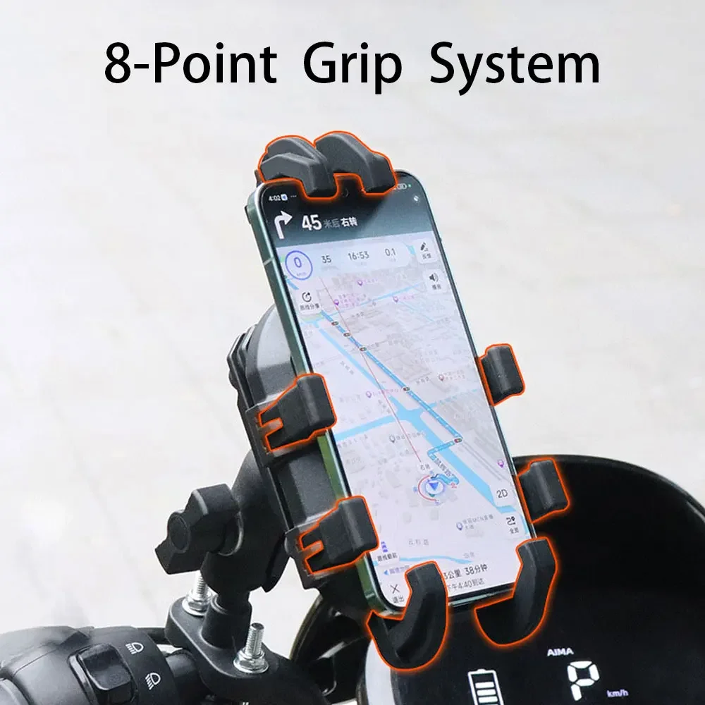 دراجة نارية للصدمات حامل هاتف المحمول لتحديد المواقع دعامة حامل لهوندا الدبور 600 919 900 CB600F CB599 CB400 CB400SF 2016-2024 #4