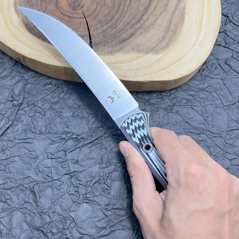 Butterfly New Stainless Steel High Hardness Camping Survival Knife, Multifunctional Cnc Grinding Knife, Household Fruit Knife