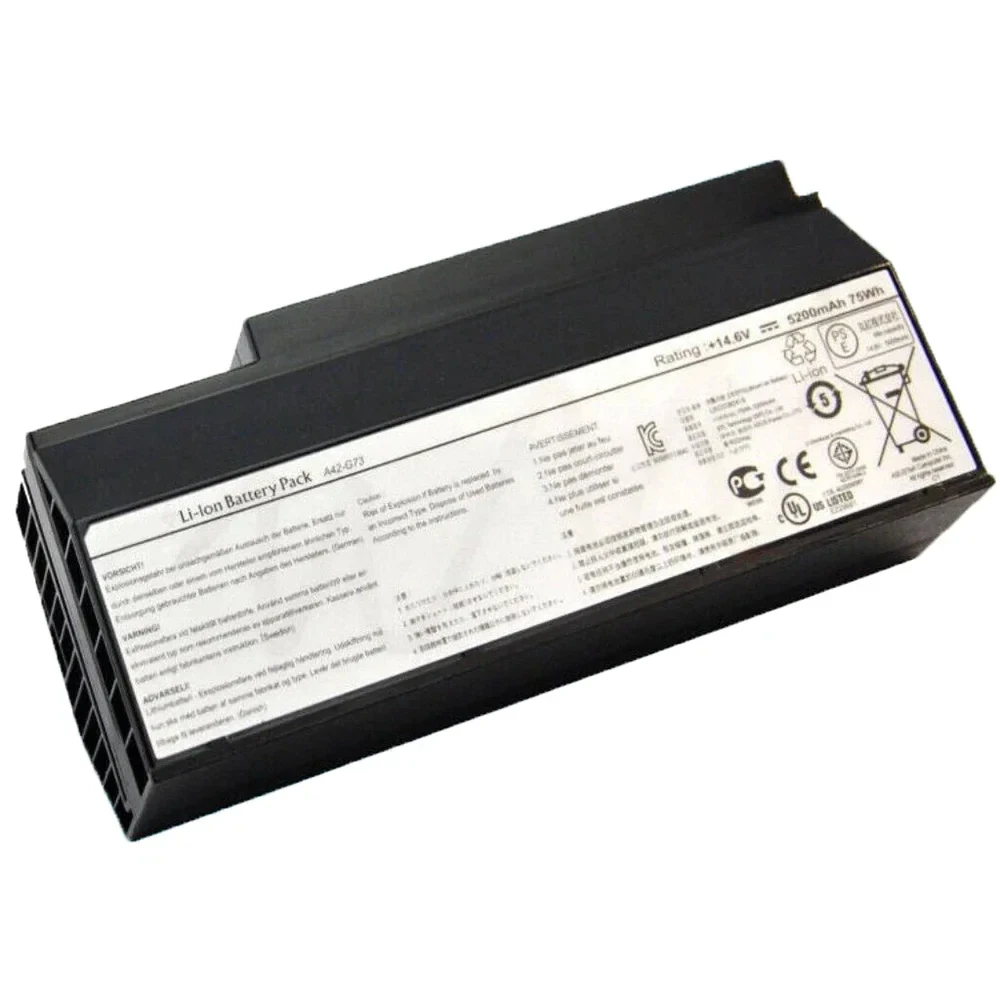 A42-G73 Battery for Asus G53 G53J G53JW G53S G53SX G73J G73JH G73SW G73S A42-G53 A43-G73 Lamborghini VX7 14.6V 75Wh