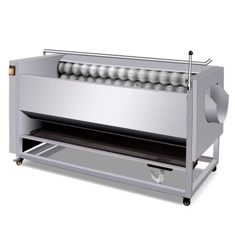 

Vegetables and fruits Automatic commercial potatoes Ginger Lotus Papaya Sweet potato cleaning Roller cleaning Peeling machine