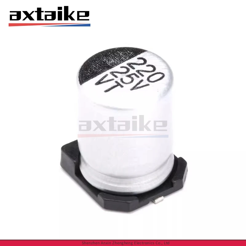 

50 шт. 25 В 220 мкФ 8*10,5 мм 25 В 220 мкФ SMD алюминиевый электролитический конденсатор