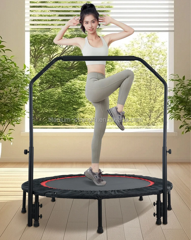 

Outdoor Trampoline Park Fitness Equipment Adult Kids Elastic Trampoline Indoor Outdoor 48Inch Large Jumping Trampoline