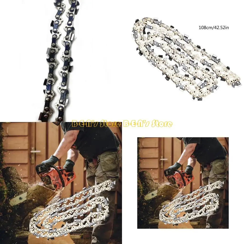

Y1AD Chainsaw Chain Replacement Chain 16Inch Chainsaw Chain 59 Drives Links 29 Teeth Power Tool Woodworking Accessories