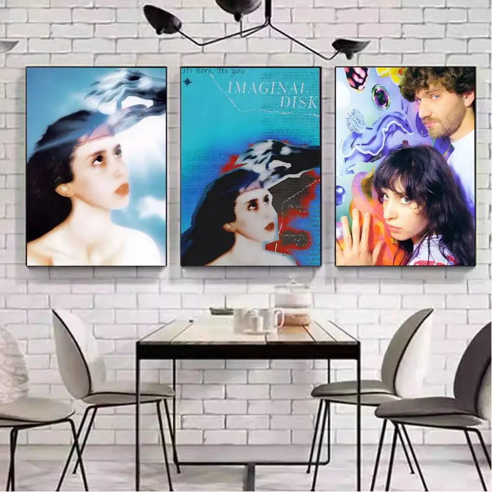 ملصق فني على شكل قرص تخيلي من Band M-Magdalena Bay مع مطبوعات لتزيين غرفة النوم وغرفة المعيشة وغرفة المعيشة