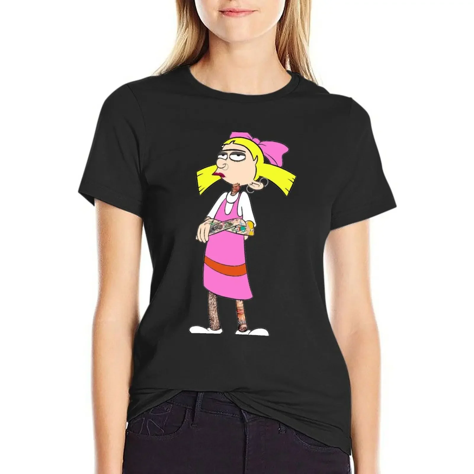 

Helga G. Pataki with Tattoos T-Shirt lady clothes cute clothes kawaii clothes cute t-shirts for Women
