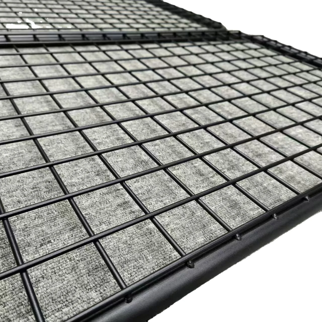 

OEM ODM Factory Wholesale Roof Luggage Frame Welding Net Black Electrophoretic Powder Coating Welding Net